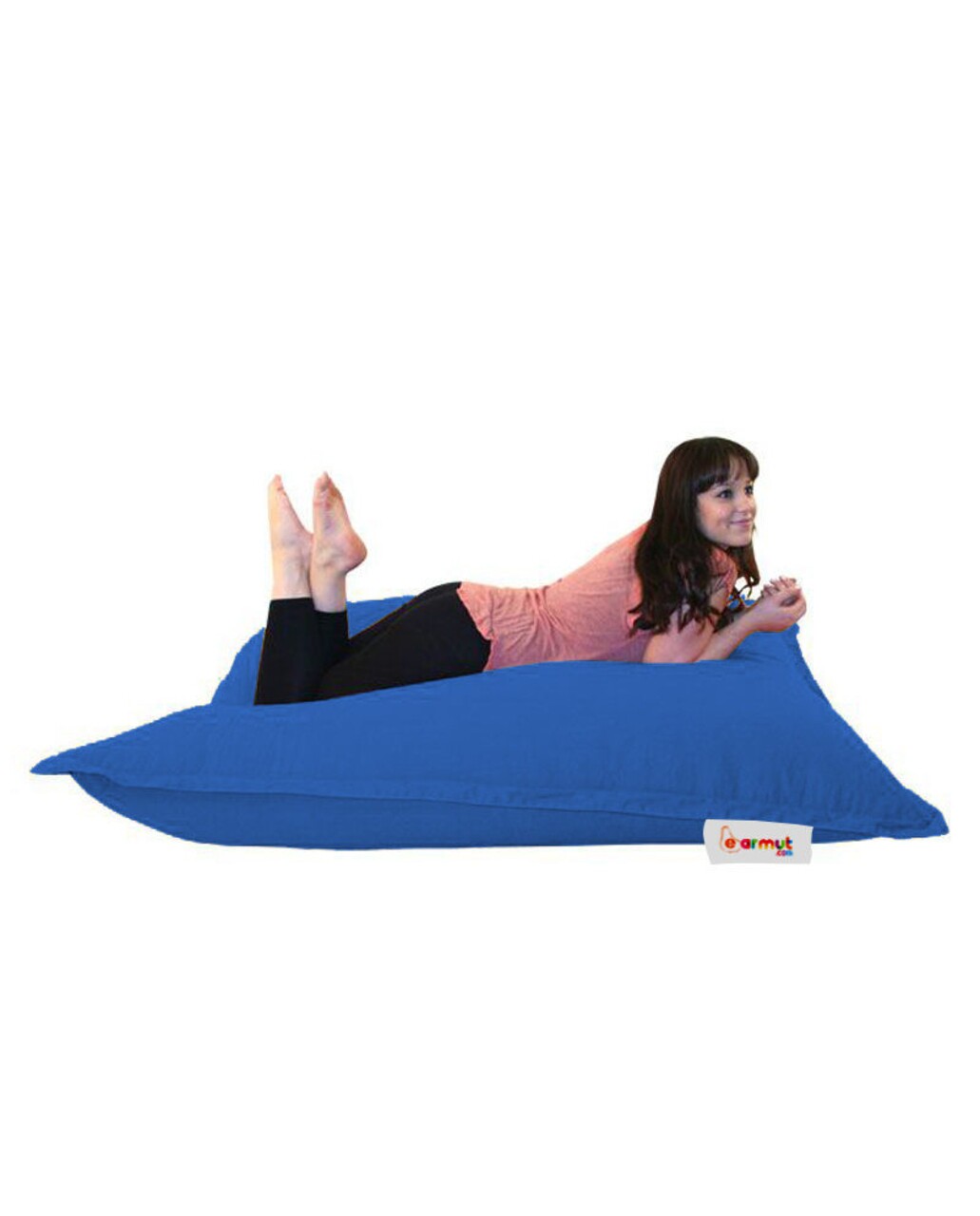 Fotoliu puf, Bean Bag, Ferndale, 100 x 100 cm, poliester impermeabil, albastru - 1 | YEO