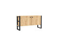 Comoda TV, Puqa Design, Milano, 110x59x32 cm, PAL, Safir / Negru