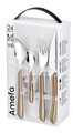 Set tacamuri, 24 piese, Amefa, Eclat Metallic, inox