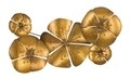 Decoratiune de perete Goldy Flower, Mauro Ferretti, 94x6x50 cm, fier