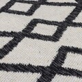 Covor Teo, Flair Rugs, 80x150 cm, bumbac, negru