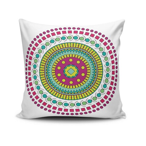 Perna, MANDALA-38, 43x43 cm, 50% bumbac / 50% poliester, Multicolor