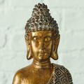 Suport pentru lumanari Buddha Makia V2, Boltze, 14x10x21 cm, polirasina