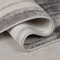 Covor Gleam Silver, Flair Rugs, 80x300 cm, polipropilena/poliester, argintiu