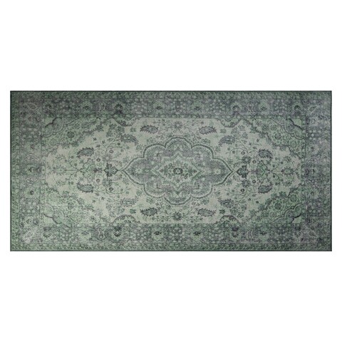 Covor de hol, Green AL 139 , 75x150 cm, Poliester , Multicolor