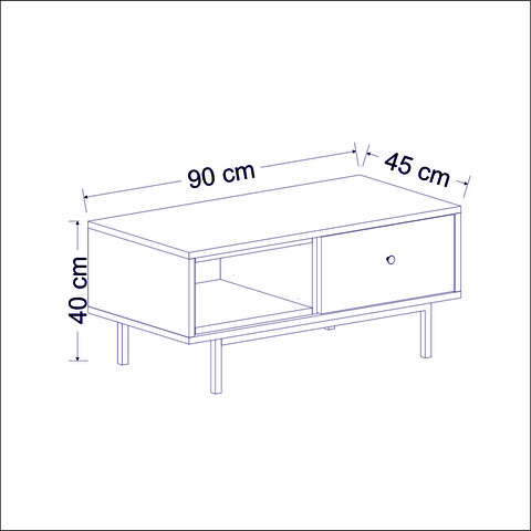 Set mobilier living, Inarch, Naturel, PAL, Antracit / Safir