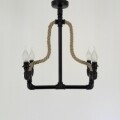 Candelabru All Design, metal, 40x20x50 cm, Black