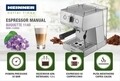 Espressor Heinner, 1140 W, 1.5 L, gri