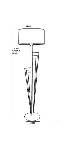 Lampadar, Stala, 846STL3555, Metal, Cupru