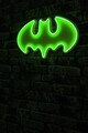 Decoratiune luminoasa LED, Batman Bat Light,  Benzi flexibile de neon, DC 12 V, Verde