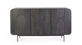 Bufet inferior Orissa, Bizzotto, 145 x 42 x 82 cm, lemn de mango/MDF, negru