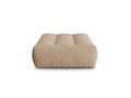 Taburet, Bloom-184, Micadoni Home, 110x101x42 cm, catifea, bej sand