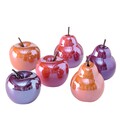 Decoratiune Apple V5, Boltze, 15 cm, portelan, rosu