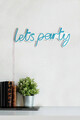 Decoratiune luminoasa LED, Lets Party, Benzi flexibile de neon, DC 12 V, Albastru