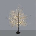 Decoratiune luminoasa de exterior Tree, H120 cm, IP44, metal/plastic, negru