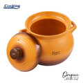 Oala cu capac 4.5 L, ORIGINI by Chef Nicolai Tand, Cooking by Heinner, ceramica, portocaliu degrade