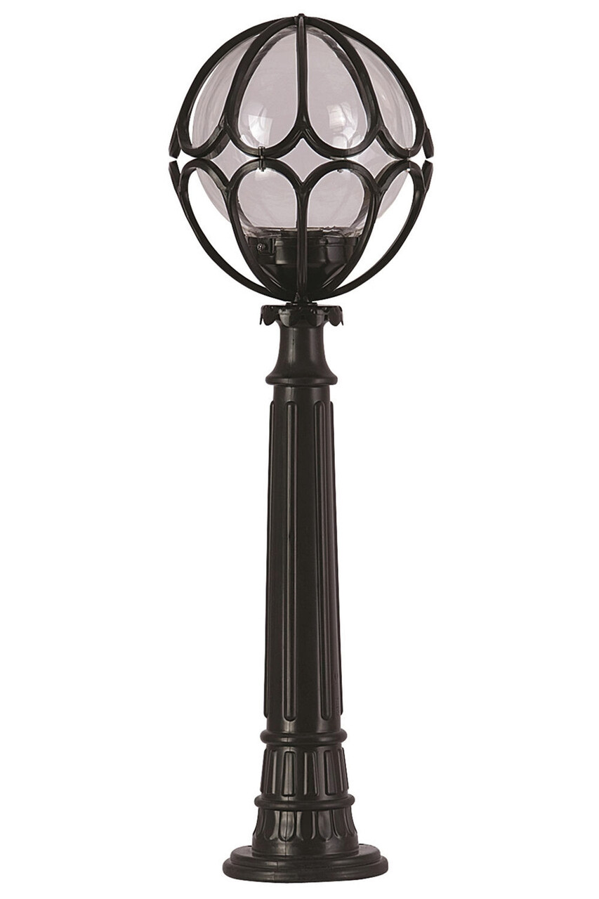Lampadar de exterior, Avonni, 685AVN1108, Plastic ABS, Negru