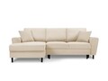 Coltar extensibil stanga 4 locuri, Moghan, Micadoni Home, BL, 241x145x88 cm, velur, bej