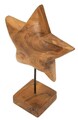 Sculptura decorativa Star, Mauro Ferretti, 28x12x42 cm, tec reciclat, lucrat manual, model unicat, maro