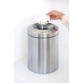 Cos de gunoi non-inflamabil, Brabantia, 378942, 7 L, inox, argintiu