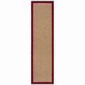 Covor Kira Jute Red, Flair Rugs, 60x230 cm, iuta/poliester, rosu