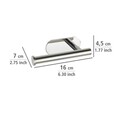 Suport pentru hartie igienica Orea, Wenko, 16x7x4.5 cm, inox, argintiu lucios