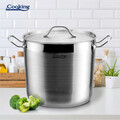 Oala cu capac, Cooking by Heinner, Maestro, 22 x 17 cm, 6.4 L, inox, gri