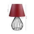 Lampa de masa, Insignio, 780SGN1916, PVC, Rosu