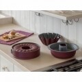 Forma pentru budinca Sweet Cherry, Tognana, 24 cm, otel carbon, burgund/gri