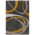 Covor Elude Orb Ochre, Flair Rugs, 120x170 cm, polipropilena, ocru