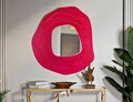 Oglinda decorativa Dalia, Mauro Ferretti, 90x97 cm, MDF/oglinda, fucsia