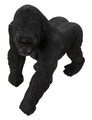 Statueta decorativa, Gorilla, Mauro Ferretti, 35 x 21.5 x 37.5 cm, polirasina, negru