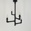 Candelabru All Design, metal, 40x40x60 cm, Mum Black