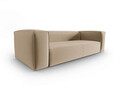 Canapea 4 locuri, Mackay, Cosmopolitan Design, 230x94x73 cm, catifea, bej sand