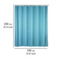 Perdea de dus Light, Wenko, 180x200 cm, plastic/poliester, albastru