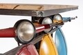 Consola Vespa, Bizzotto, 143.5 x 50.8 x 100.3 cm, lemn de mango/otel, handmade, multicolor