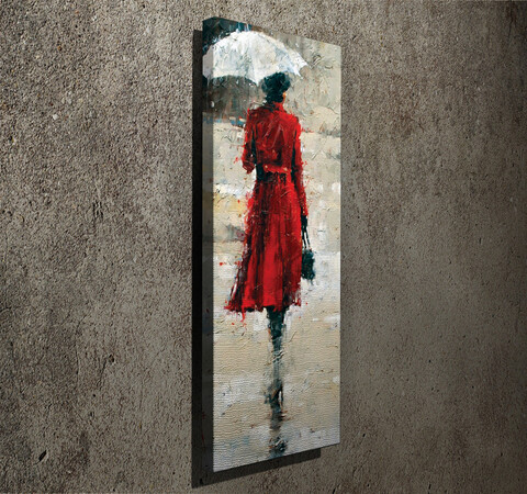 Tablou decorativ, PC083, Canvas, 30 x 80 cm, Multicolor