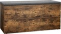 Bancheta cu pantofar, Vasagle, 10 compartimente, 104 x 30 x 48 cm, PAL, maro rustic