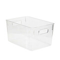 Cos depozitare Lydie, Homla, 22.3x19.4x15.2 cm, plastic, transparent