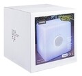 Lampa LED cu difuzor Bluetooth, Bizzotto Cube, 7 culori, cablu USB + telecomanda, 40x40x40 cm