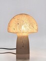 Lampa de masa Carysa, Bizzotto, 20x25.5 cm, 1 x E14, sticla, alb