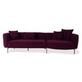 Coltar Macaroon, Ndesign, 273x106x78 cm, lemn, fucsia