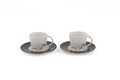 Set de cafea Kutahya Porselen, TL04KT43011910, 4 piese, portelan