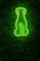 Decoratiune luminoasa LED, Doggy,  Benzi flexibile de neon, DC 12 V, Verde