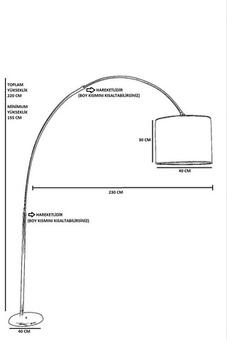 Lampadar, Luin, 534LUN4256, Metal, Antracit