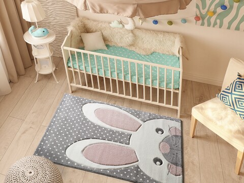 Covor, Kinder 21 Multi Bunny, 120 x 170 cm, 100% polipropilena, multicolor