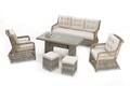 Set mobilier de gradina, Divona, Ibiza, Crem