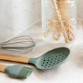 Spatula Blissford , Homla, 34x12 cm, lemn de cauciuc/silicon, verde/bej