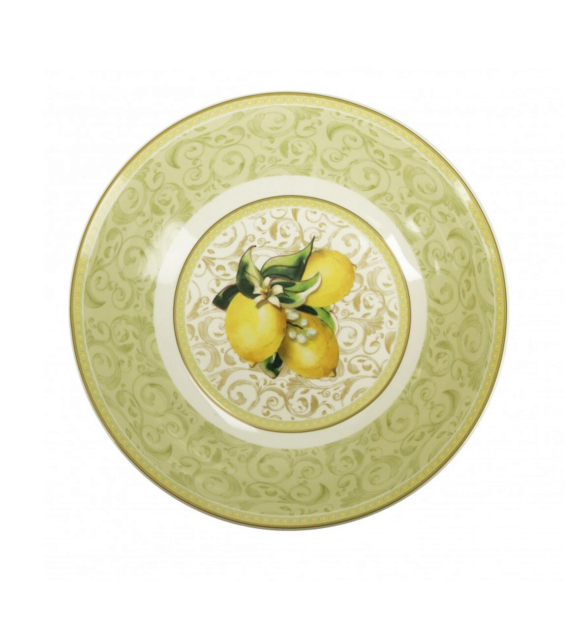 Bol salata Limoni, Brandani, 31.5 x 7 cm, portelan New Bone China