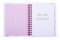 Agenda cu spirala, Feline Fine 2020-2022, Tri-Coastal Design, 21 x 18 cm, 18 luni